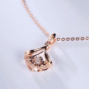 Rose gold necklace